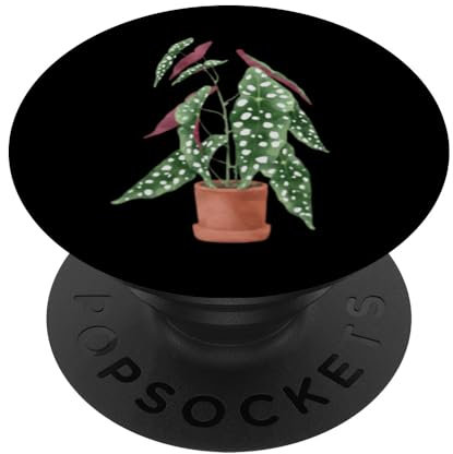 Polka Dot Begonia Maculata Gift Rare Plant Gifts PopSockets Swappable PopGrip