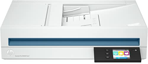 HP ScanJet Pro N4600 fnw1 Professional Scanner, ADF, CIS scanning Technology, Flatbed (20G07A)