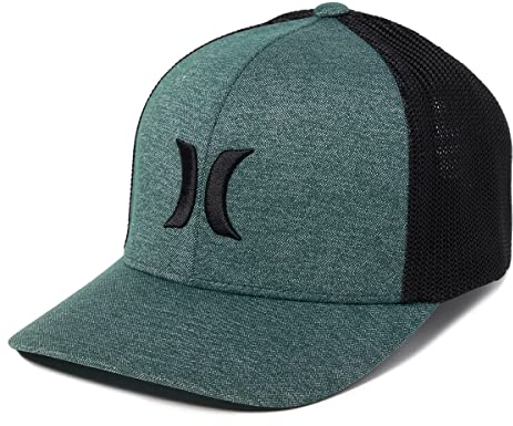 Hurley Herren M Hrly Icon Textures Hat Baseballkappe, Spruce Fog, S EU
