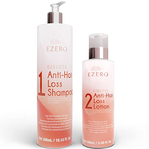 Ezero - Gegen Haarausfall Frauen Und Männer M. Anti Haarausfall Shampoo Und Haarwasser Gegen Haarausfall - Haarausfall Frau - Haarausfall Männer - Anti Hair Loss Shampoo - Haarserum Gegen Haarausfall