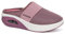 Orthopädische Schuhe Damen Luftkissen-Wanderschuhe Schuhe Hinten Offen Orthopädische Diabetiker-Wanderschuhe Mesh Atmungsaktiv Sandals Air Cushion Slip On Outdoor-Walking-Shoes (Rosa,39 EU)