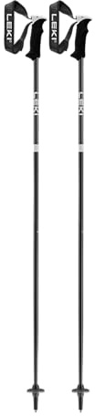 LEKI Elite Lady Coppia Bastoni da Sci 2023 - Donna Nero/Antracite Scuro/Bianco 125cm