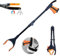 Gyios Greifzange für Senioren Müllzange Aluminium,Greifzange Lang 32,Faltbare Greifer mit Magnetspitzen,Greifhilfe,Greifarm Menschen mit Behinderung,Müllgreifer für die Müllabfuhr(Orange)