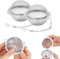 Stainless Steel Tea Strainer Infuser Balls, 2 PCS Tea Strainer Infuser Ball Tea Ball Tea Filter Premium Tea Filter Tea Strainer Stainless Steel Mesh Tea Balls Infuser with Extended Chain Hook (Silver)
