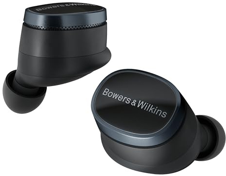 Bowers & Wilkins - Écouteurs sans Fil Pi8 (Noir Anthracite), écouteurs Intra-Auriculaires Bluetooth avec chipset Qualcomm et aptX sans Perte, écouteurs Actifs avec Annulation de Bruit, 3