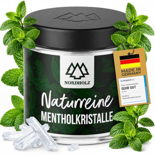 NORDHOLZ® Mentholkristalle [100g] für Sauna in Premium Qualität