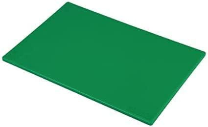 Professional Large Chopping Board – 45 x 30cm Plastic Catering Food Prep Cutting Board | Colour Coded | Lightweight, Dishwasher Safe, Non-Slip, Durable (Green)