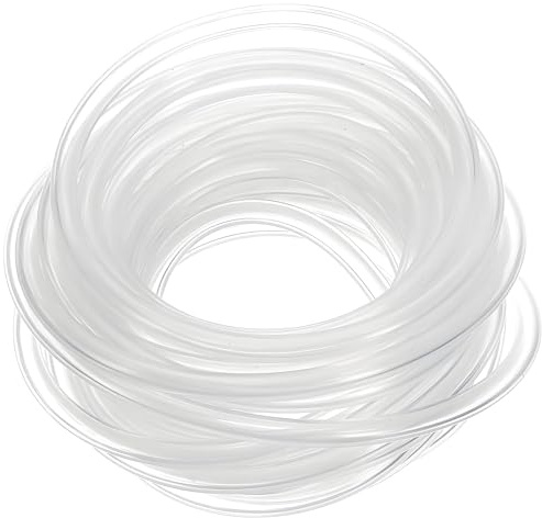 Tubo Flessibile in Silicone 4 mm ID x OD 6 mm, Resistenza ad Alta Temperatura Tubo Flessibile, Tubi Trasparente di 10 Metri Ideale per Serbatoi e Acquari