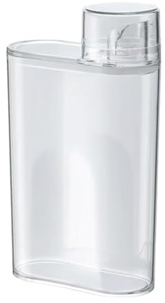 Washing Powder Storage Container | Fabric Softener Container 5.31x2.17x9.45 Inches | Large Capacity Refillable Laundry Detergent Bottle And Dispensers For Liquid Laundry Detergent