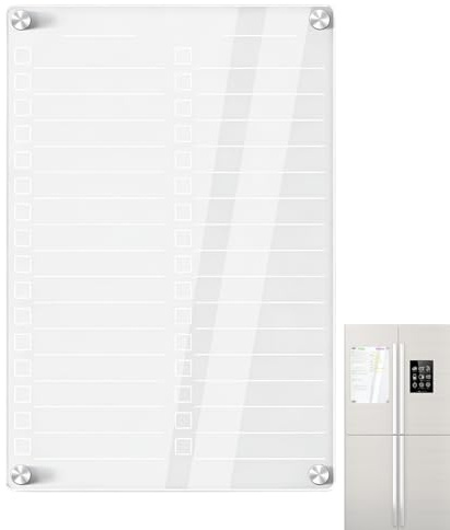 Magnetisk Whiteboard Återanvändbar Planeringsskiva Med 3 Whiteboardpennor