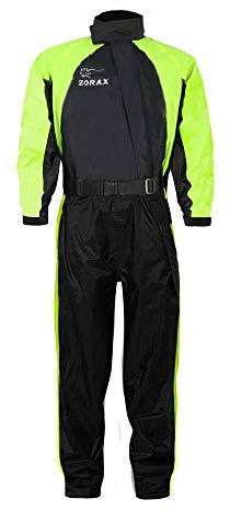 Zorax Adult Rain Suit All in One Rainwear - Yellow/Black 5XL