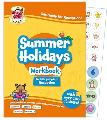 CGP Summer Holidays Activity Workbook - for kids going into Reception (ages 3-4) (CGP Holiday Workbooks)