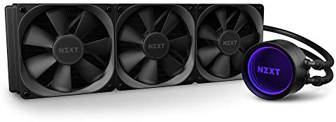 NZXT Kraken X73 360 mm - RL-KRX73-01 - AIO RGB CPU Wasserkühlung - Rotierbares RGB Infinity-Spiegeldesign - Steuerbar über CAM - High Performance Pumpe - Aer P 120 mm Lüfter (3 enthalten)