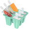 Ice Cream Mould, TAIYUNWEI Ice Lolly Mold FDA Certified Food Grade Silicone Ice Pop Maker, BPA Free Popsicle Molds Set with Sticks and Drip Guards.