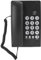 VBESTLIFE Teléfono Fijo, KX-T504 Oficina portátil para Empresas Familiares, teléfono Fijo Fijo, teléfono con función de Flash, ABS Negro