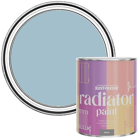 Rust-Oleum Blue Heat Resistant Radiator Paint in Satin Finish - Nan's Best China 750ml