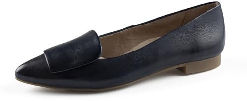 Paul Green Damen, Frauen Klassische Ballerinas,Ballett-Schuhe,Ballet-Flats,flach,Ausgehschuhe,Abendschuhe,Slip-ons,Pumps,Blau (JA),38.5 EU / 5.5 UK
