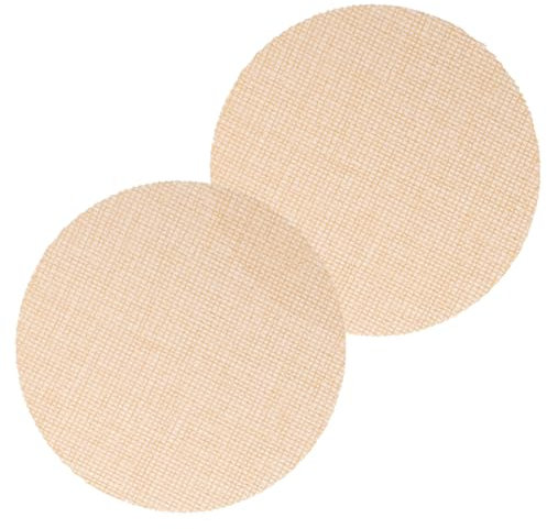 PRETYZOOM 2St blendfreier Lampenschirm Downlight-Diffusor Leuchtenzubehör Lampenschirme Deckendiffusor Lampenabdeckung Lichtdiffusor Jute Schattierungsfolie Scheinwerfer Leuchter Baby Stoff