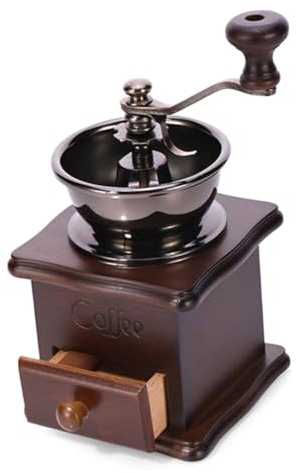 CIYODO Moulin à Café Manuel Avec Sélecteur De Finesse Pour Moudre Vos Grains De Café à Domicile