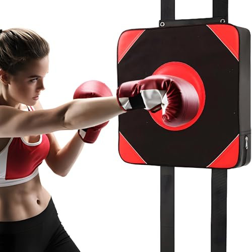 Wall Punching Pad, Boxing Target Wall Mount mit 4 Hit Points, Portable Boxing Bag Fitness Training Sports Foam Wall Focu s Target für übungen Und zum Entlüften Von Emotionen (20 * 20 * 10 cm)