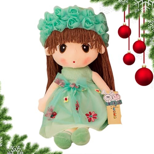 Bambola di stoffa da principessa, peluche morbido, bambola assonnata, amante del tessuto, che supporta il gioco fantasioso, 40 cm, per bambini, ragazze, famiglia, compleanno