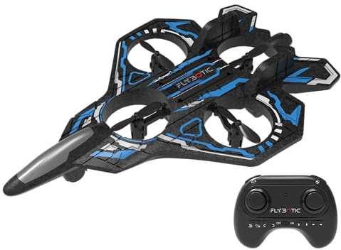 Silverlit Flybotic - Turbo Plane - 2-i-1 fjärrstyrt flygplan - Looping 360° - automatisk start - 2,4 GHz