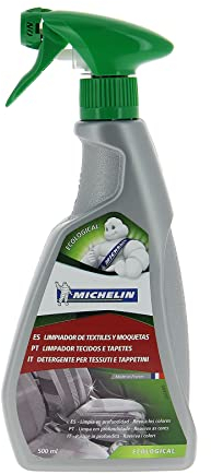 MICHELIN Detergente Ecologico per Tessuti e Tappetini Moquette interni Auto spray 500ml