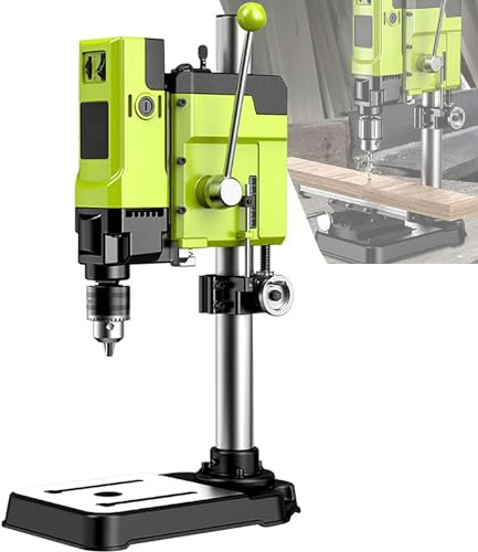 FLTRGO Taladro de Columna Profesional 880w, Taladro de Banco de Alta Precisión Electrico, Ideal para Perforaciones de Precisión, 220V