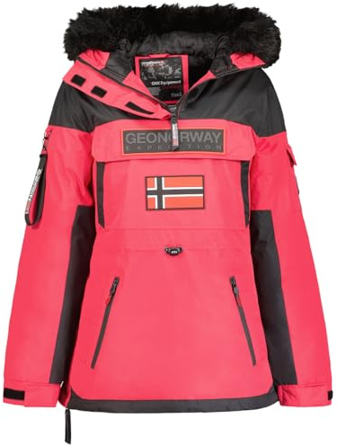 Geographical Norway Bruna Lady, Parka de mujer Mujer, Rose Flash,