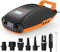Swonder SUP-Pumpe Akku mit 2X schnellere, 20PSI elektrische Luftpumpe mit intelligenter zweistufiger Funktion, aktive Kühlung, 6000 mAh Akku und Autoadapter für bis 17V DC