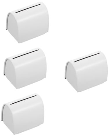 Didiseaon 4 Piezas Caso De Cuchillas De Afeitar Recortadora Maquinilla De Afeitar Cubre Banco De Afeitar Cortar El Pelo Hombres Banco De Hojas De Afeitar Tijeras Limpio Hierro Forjado