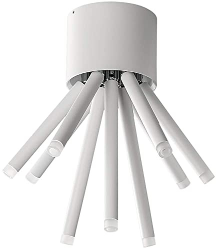 Spot de Plafond Moderne et créatif à 9 têtes, réglable à 360°, Montage en Surface, Panneau Lumineux LED en Aluminium, luminaire décoratif d'intérieur pour Couloir, Blanc, 9