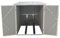 GARDIUN KIS12968 - Caseta Metálica para Bicicleta Veloc I (X2) 2,81 m² Exterior 198x142x157 cm