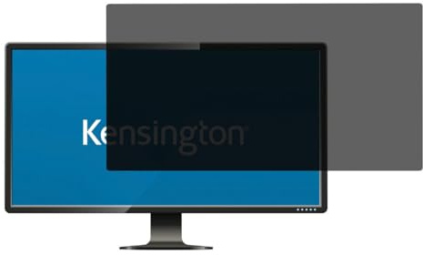 Kensington Blickschutzfilter für Monitore 23,8 Zoll, 16:9, Geeignet für LG, ViewSonic, Samsung, DSGVO-konform, Für mehr Datensicherheit, Mit Blaulichtfilter und Blendschutz, 626486