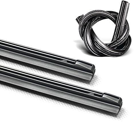 ASLAM Wiper Blade Refills 8.5mm for 28 Hybrid Windshield Wipers(Set of 2)
