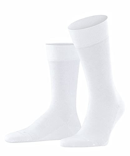 FALKE Herren Socken Sensitive London M So Baumwolle mit Komfortbund 1 Paar, Weiß White 2000, 43-46