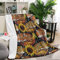 Fuchs Sonnenblume Kuscheldecke für Frau, Weich Warm Sonnenblume Fuchs Flanell Fleece Decke 130 x 150 cm, Flauschig Fuchs Kinderdecke Wohndecke für Mädchen Frauen Erwachsene Geschenk Couch Sofa Bett