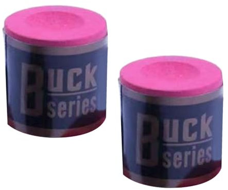 LOVIVER 2 Stück Pool-Queue-Kreide, Billard-Kreide-Zubehör, praktische Spiele, Snooker-Queue-Spitzen-Zubehör für Sportvereine, Reiseturniere, Rot ölig