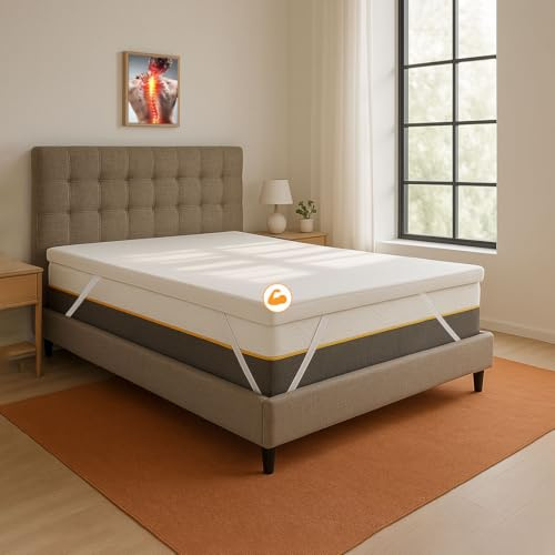 Comfy Line - Topper rigido Singolo 80x200 per Materasso in Poliuretano Espanso 5,5 cm - Correttore per materassi morbidi, Certificato - Made in Italy