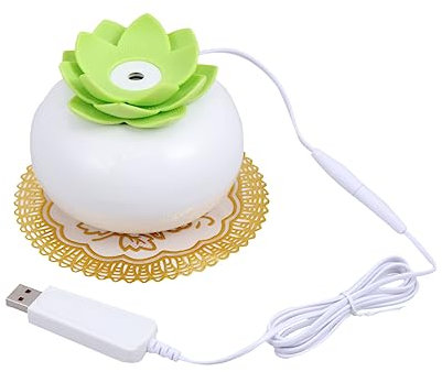 Zerodeko Mist Humidifier Essential Oils Diffuser Ceramic Humidifier Radiator Essential Oil Diffuser for Car Small Diffuser Baby Diffuser Baby Humidifier White Office Desk Air