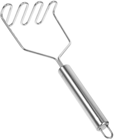 ABOOFAN Manual Potato Masher Steel Potato Masher Avocado Mashing Tool Easy to Clean