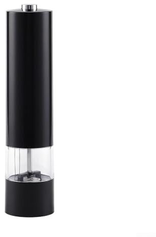 Juego de molinillo de especias eléctrico fácilmente recargable con diseño moderno y ajustes de grosor ajustables (negro)