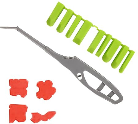14PCS Silicone Caulking Tool Set, 9-in-1 Silicone Sealant Tool with Scraper & 4 Blocks, Finishing Applicator Tools Kit for Bathroom, Kitchen, Floor, Tile, Sink, Wall, Joint
