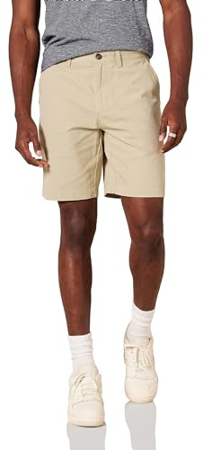 Amazon Essentials Pantalones Cortos Chinos de Corte Ajustado de 23cm Hombre
