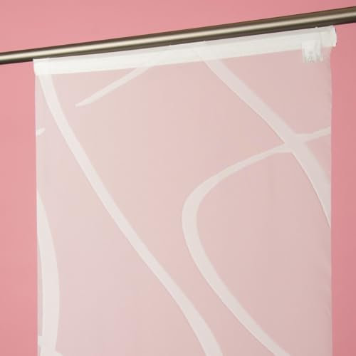 SCHÖNER LEBEN. Schiebevorhang Flächenvorhang Vegas weiß 245x60cm