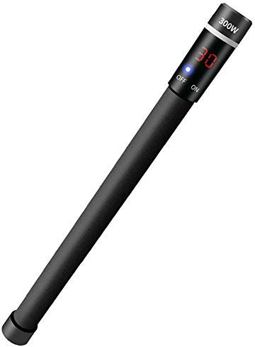 H&RB Sumergible De Titanio Calentador De Acuario De Agua Salada De Pescado Fresco del Tanque De Agua De Calefacción De Varilla con Inteligente,300W