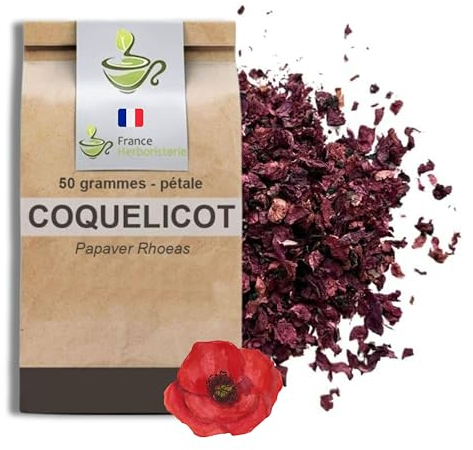 Tisane Coquelicot pétale 50 grs Papaver rhoeas