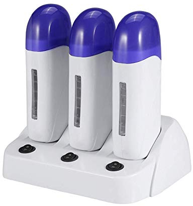 Nynelly Tripla scalda cera Roll on Depilazione Epilatore professionale roll on Dispositivo cartucce cera depilazione