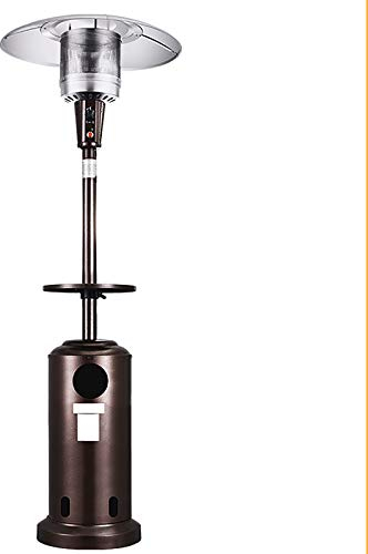 fungo riscaldante per esterno Riscaldatore Da Esterno Per Patio, Stufa A Gas Propano Da Pavimento In Acciaio Inossidabile Con Ruote Da 223 Cm / 87 Pollici Di Altezza 45000 BTU Per Cortile Commercial
