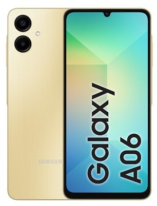 Samsung Galaxy A06 6GB RAM 128GB Storage | 6.7 HD+ Display | 50MP Dual Camera | 5000mAh Battery | Android 14 | Dual SIM | Fast Charging (Gold)